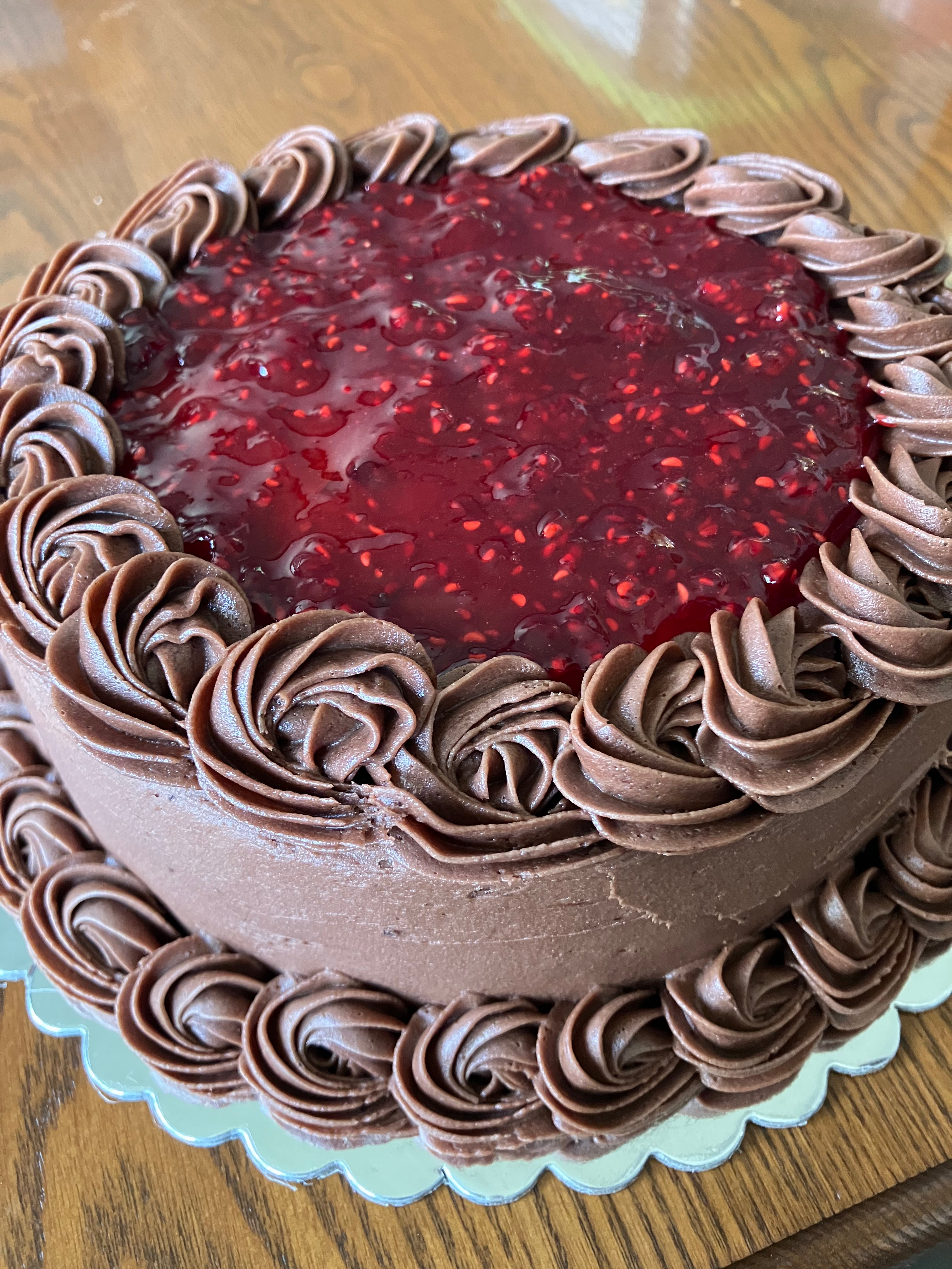 Chocolate Raspberry Cake